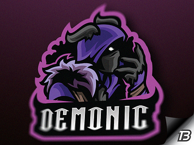 Demonic Magician gaming illustration logo mage magic magician mascot