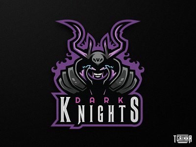 Dark Knights branding gaming illiustration logo mascot
