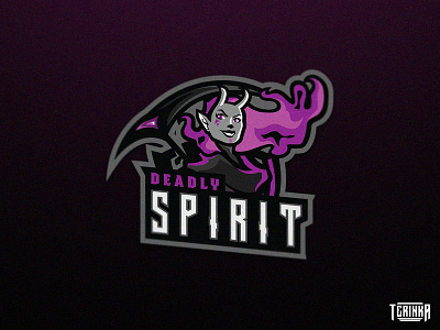 Spirit gaming illustration logo mascot sport
