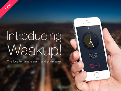 Waakup! - Location Aware Alarm alarm app clock iphone