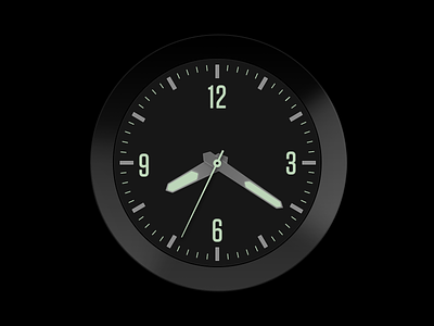 Analog clock clock face time timepiece watch