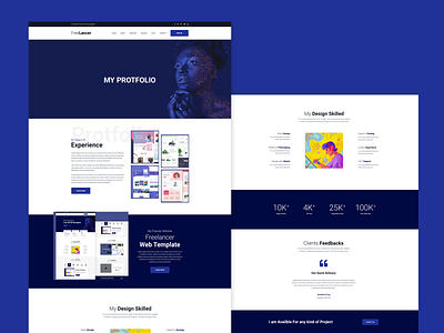 I am Availble For any kind of Project (Protfolio Page)