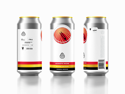 Acoustic Niche beer branding brewery can