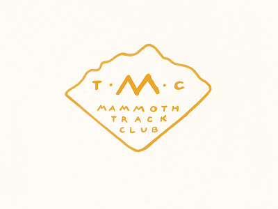 MTC 3 lettering logo mountains wip