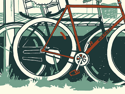 Artcrank 2014 artcrank bikes illustration pdx portland poster