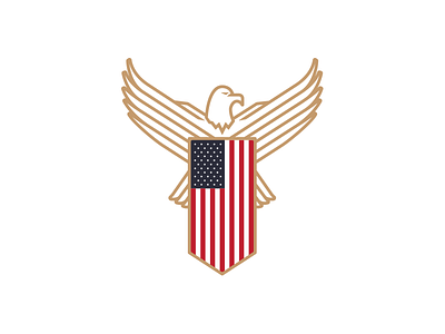 Proud To Be america eagle flag made in america star usa vector