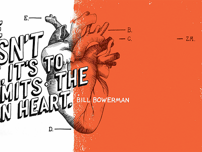 Heart heart illustration lettering mural typography