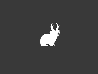 Pikalope animal boulder branding colorado icon logo