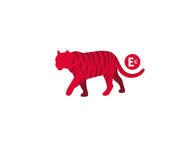 Stalking branding logo mascot tiger vector