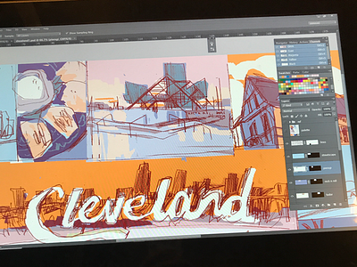 CLE illustration photoshop