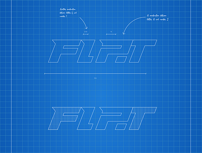 Flat 12 - Branding automotive branding design dribbble icon logo modern vector