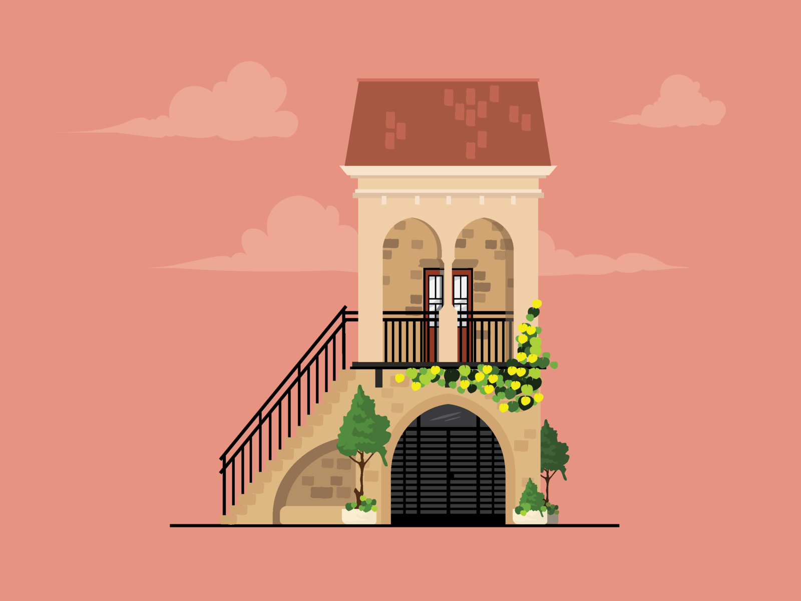 LebaneseTraditional House by Rawad Semaan on Dribbble