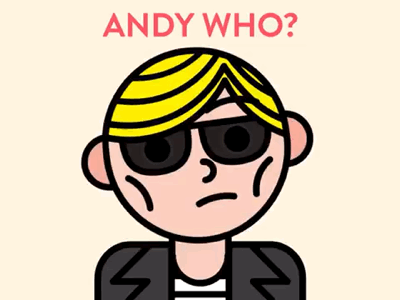 I’m a deeply superficial person andy warhol character design ui