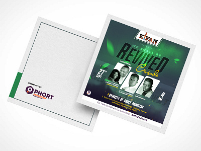 E-FLYER DESIGN | WE SHALL BE REVIVED