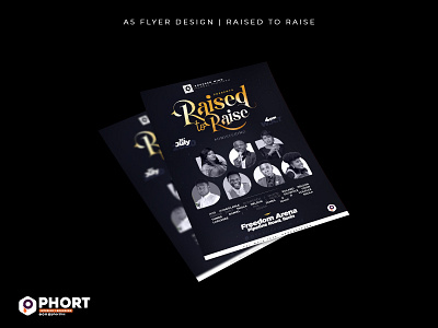 A5 FLYER DESIGN | RAISED TO RAISE