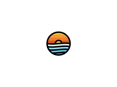 Sunset brand branding exploration identity logo monogram sunset symbol