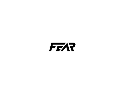 Fear brand branding design exploration icon identity logo monogram symbol typography vector