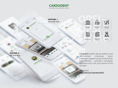 Cardudent USU - UI app design project ui