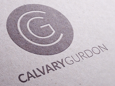 Calvary Gurdon non-profit church logo design branding