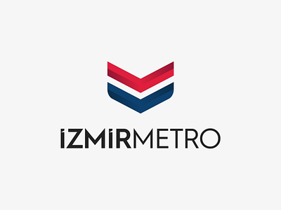 Izmir Metro Logo / Not Official branding design izmir logo logos metropolitan rail system subway transportation underground