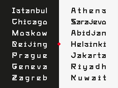 Typeface Design Specimen
