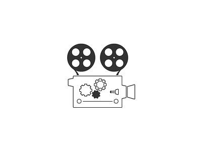 Video Projector icon illustrator