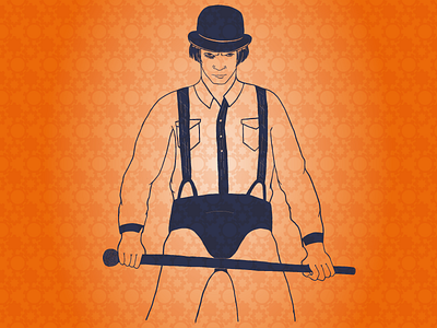 Clockwork Alex alex delarge clockwork orange illustration