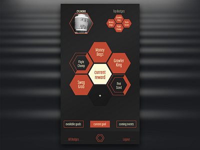 Daily UI 006 - User Profile app daily ui design gamification graphic design mobile profile social