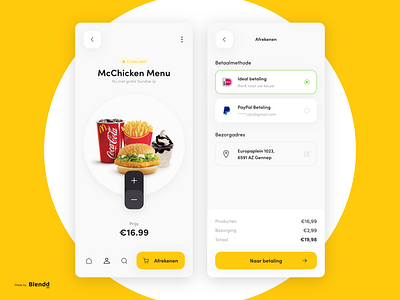 McDonalds Delivery - App Concept