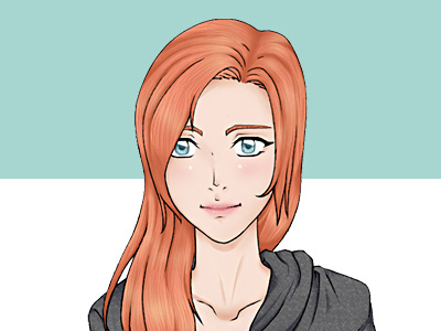 Fire and Ice anime avatar gwen identity illustration