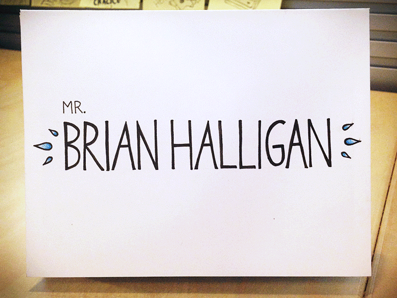 A 3D Thank You! 3d brian halligan card design handmade hubspot lettering