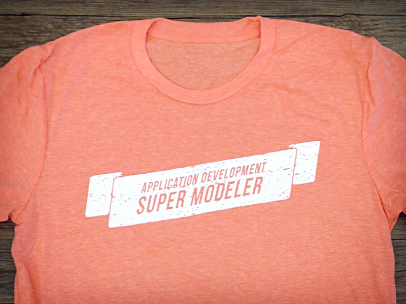 TSHIRT TIME - Super Modeler orange development application shirt tshirt mendix
