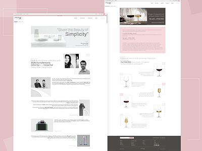 Nude Inspiration Page grapgic design interface interface design page design roboto simple clean interface template template design ui ui design ux ux ui design web web design website page