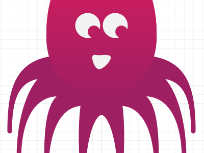 Octo 02 illustrator logo pink purple svg
