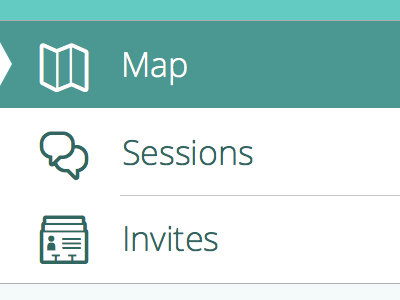 Map Sessions Invites
