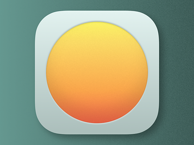 Weather Essentials App Icon 001 app icon ios iphone minimal teal weather