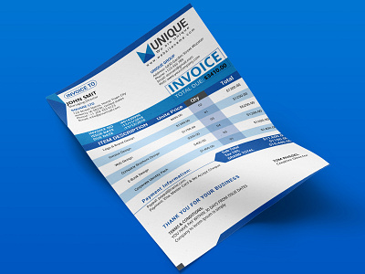 Clean & Modern Invoice