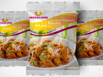 Chicken Masala Packaging Design design graphic design packege packegeing photoshop print