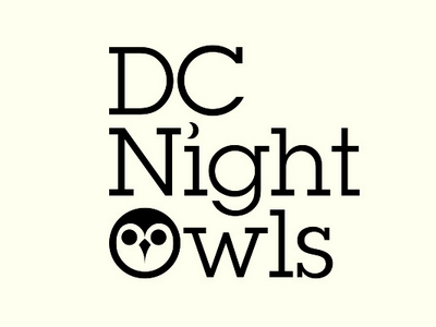 DC Night Owls Logo logo owl typography