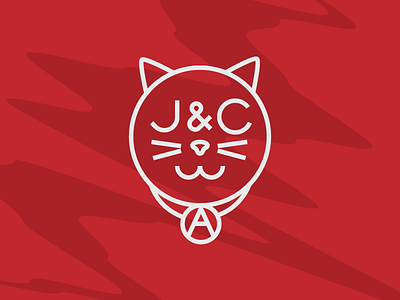 Cat Logo cat cat logo cats custom type ears illustration lines logo thick lines typography