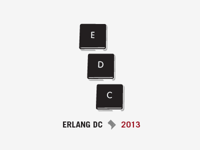 Earlang DC dc keyboard logo logos typography