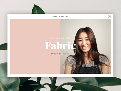 Next Careers consumer design digital fashion trend type ui website