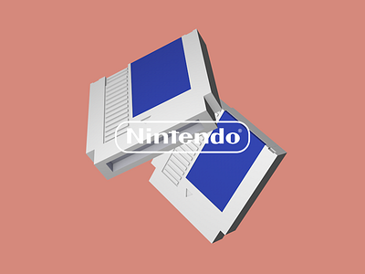 Nintendo cartridge 3d c4d cinema4d consumer design digital game design nintendo