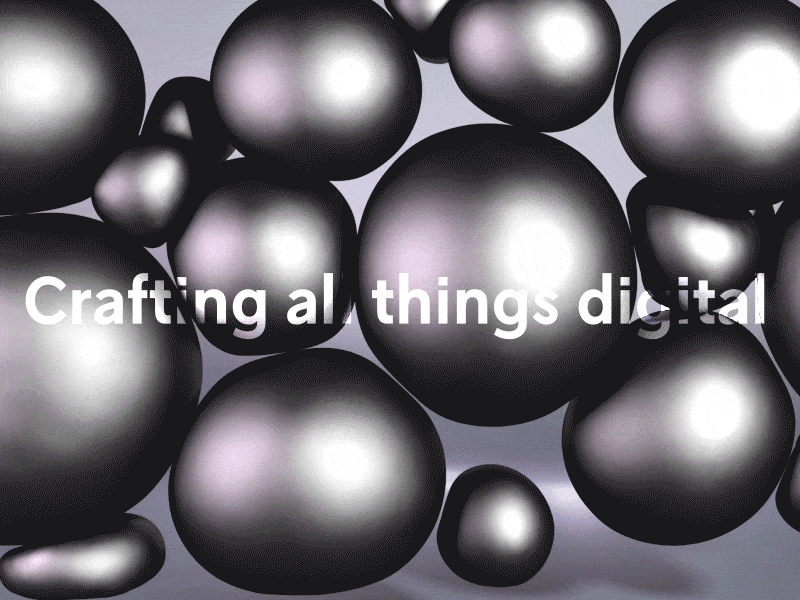 We Are Bold 3d balls cinema4d digital distortion experiential interactive ixd softbody spheres ui visual design visual effects website website concept