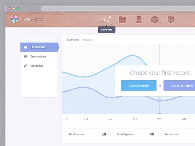 Accounting Dashboard accounting app application aws dashboard graph invoice javascript jest mongodb nice nodejs react reactjs web wood