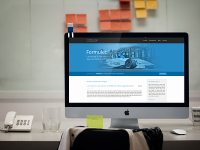 Formula E formula1 homepage template web