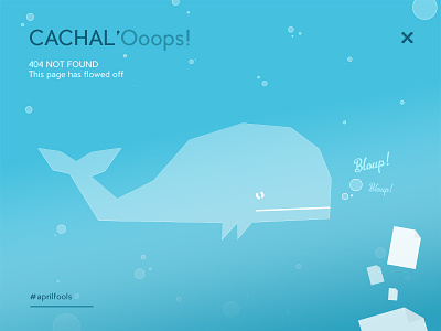 Cachal'Ooops! 404 aprilfools not found page underwater