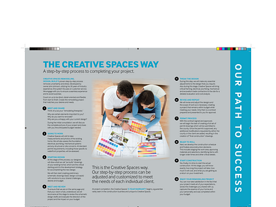 Creative Spaces Brochure and Postcards