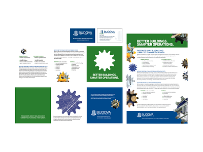 Budova Engineering Brochures and Business Cards branding design graphic design print print design