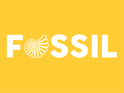 F O S S I L branding illustration logo logo design